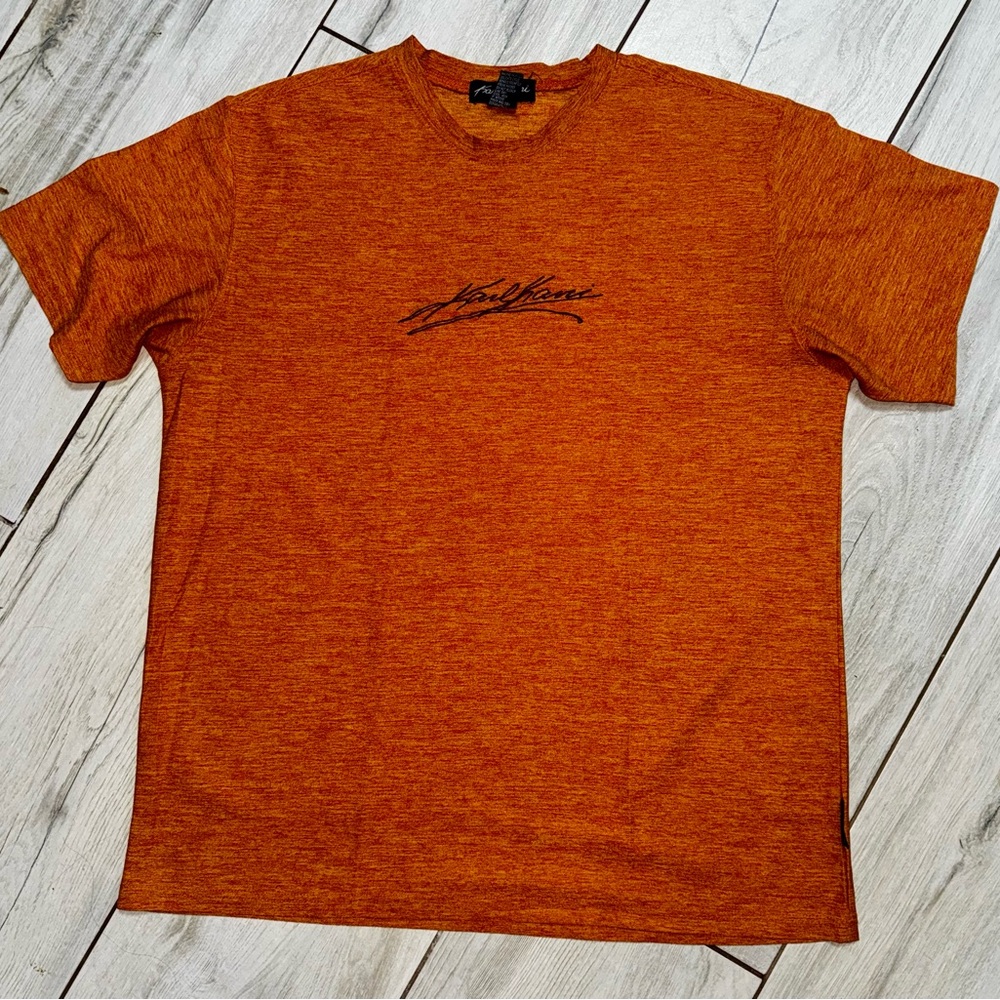 Karl Kani Burnt Orange Tee with Black Logo XL